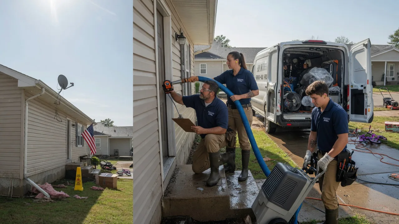 Ceiling Water Damage Restoration in Prescott, WI near me